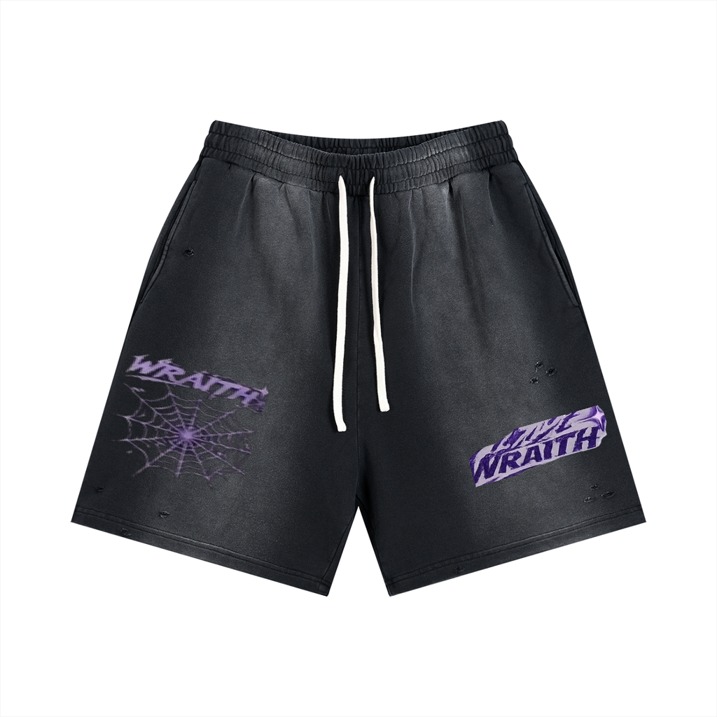 Sun Fade Distressed Shorts
