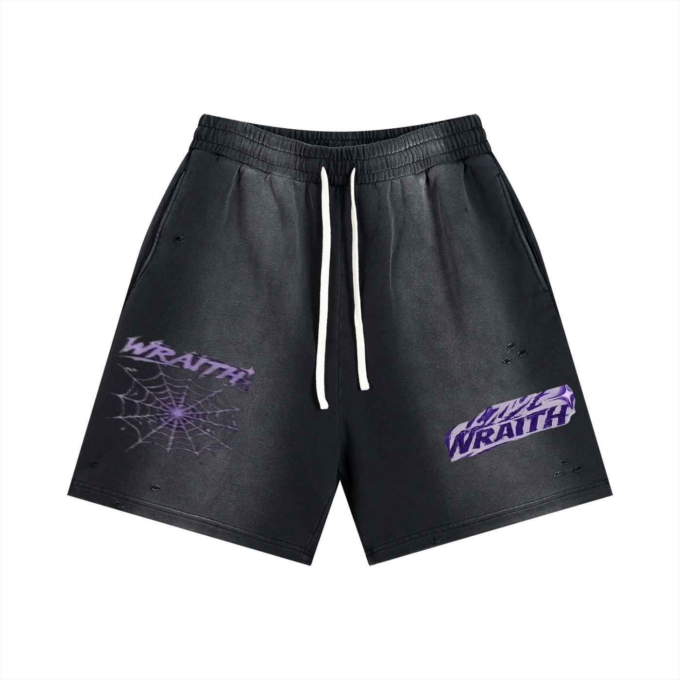 Sun Fade Distressed Shorts